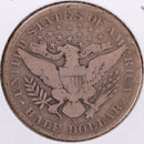 1906-S Barber Half Dollar, Very Good Circulated Coin, Store