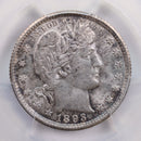 1893-O Barber Silver Quarter., 'Scarce'., PCGS MS-64 Coin., Store