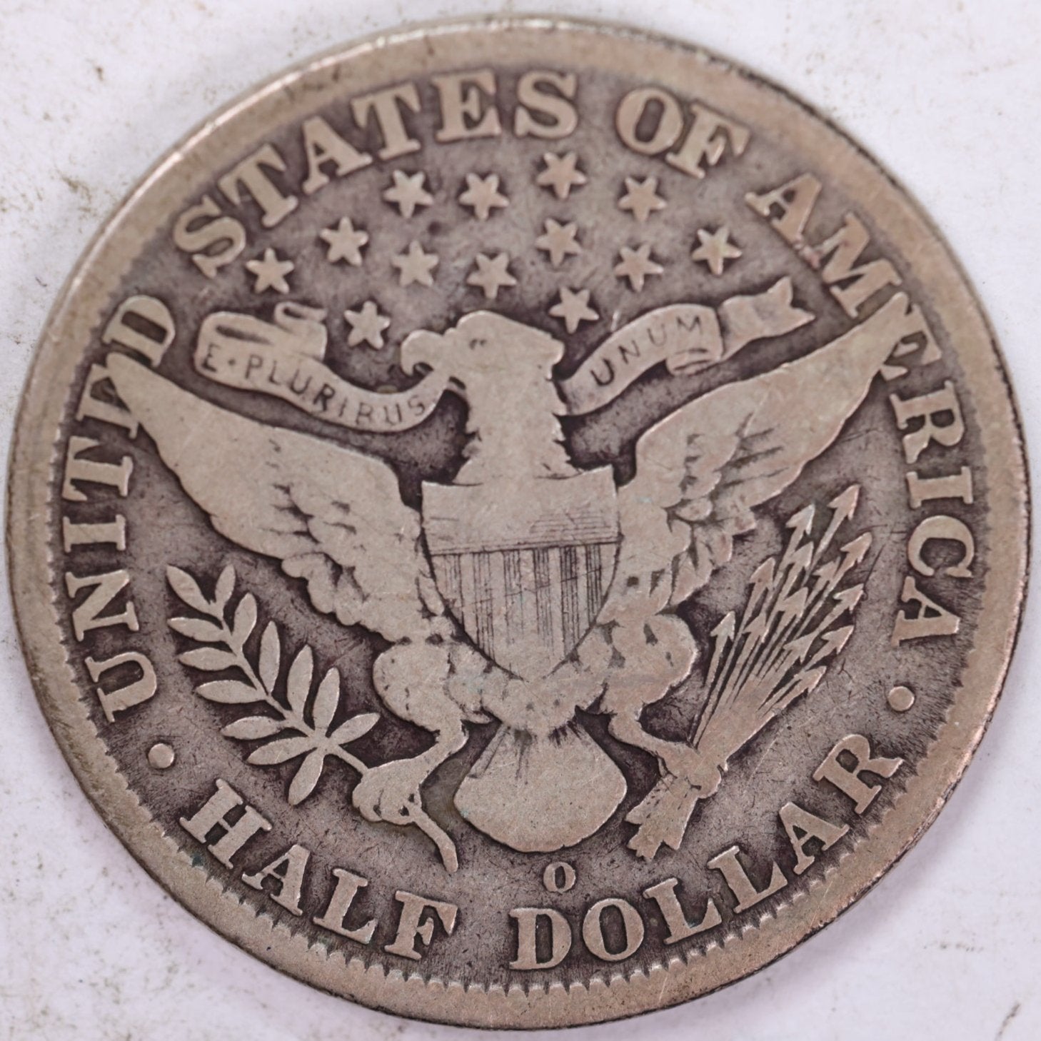 1907-O Barber Half Dollar, Very Good+ Circulated Coin, Store #HR0903