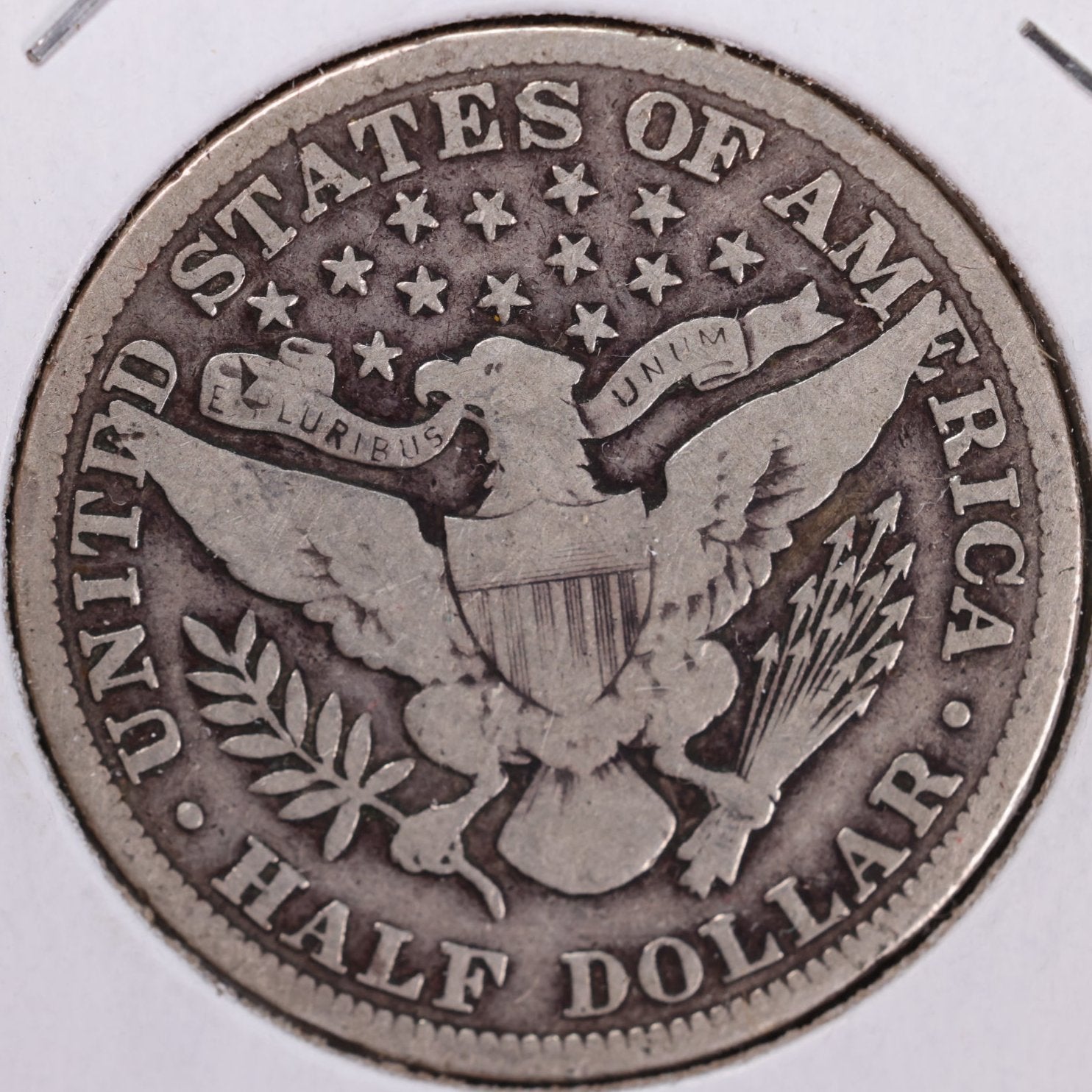 1907 Barber Half Dollar, Very Good Circulated Coin, Store #HR0881