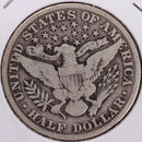 1907 Barber Half Dollar, Very Good Circulated Coin, Store