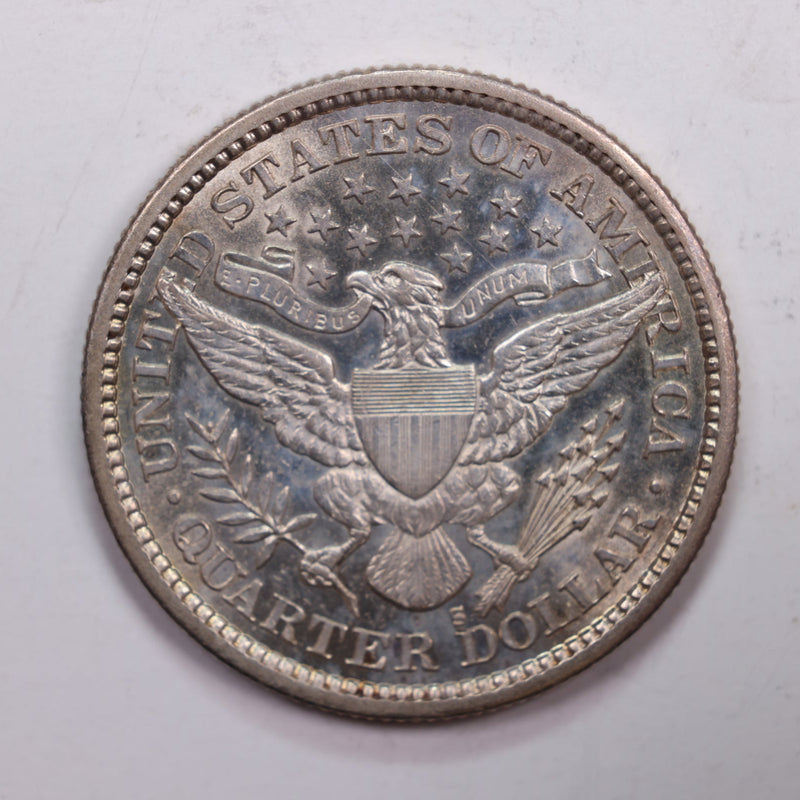 1895-S Barber Silver Quarter., Mint State, Uncirculated Coin., Store