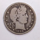 1896-O Barber Silver Quarter., Very Good, Circulated Coin., Store