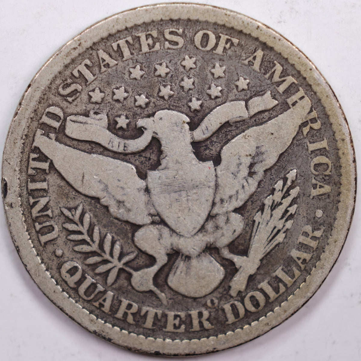 1896-O Barber Quarter, Very Good Circulated Coin, Store #QR0261