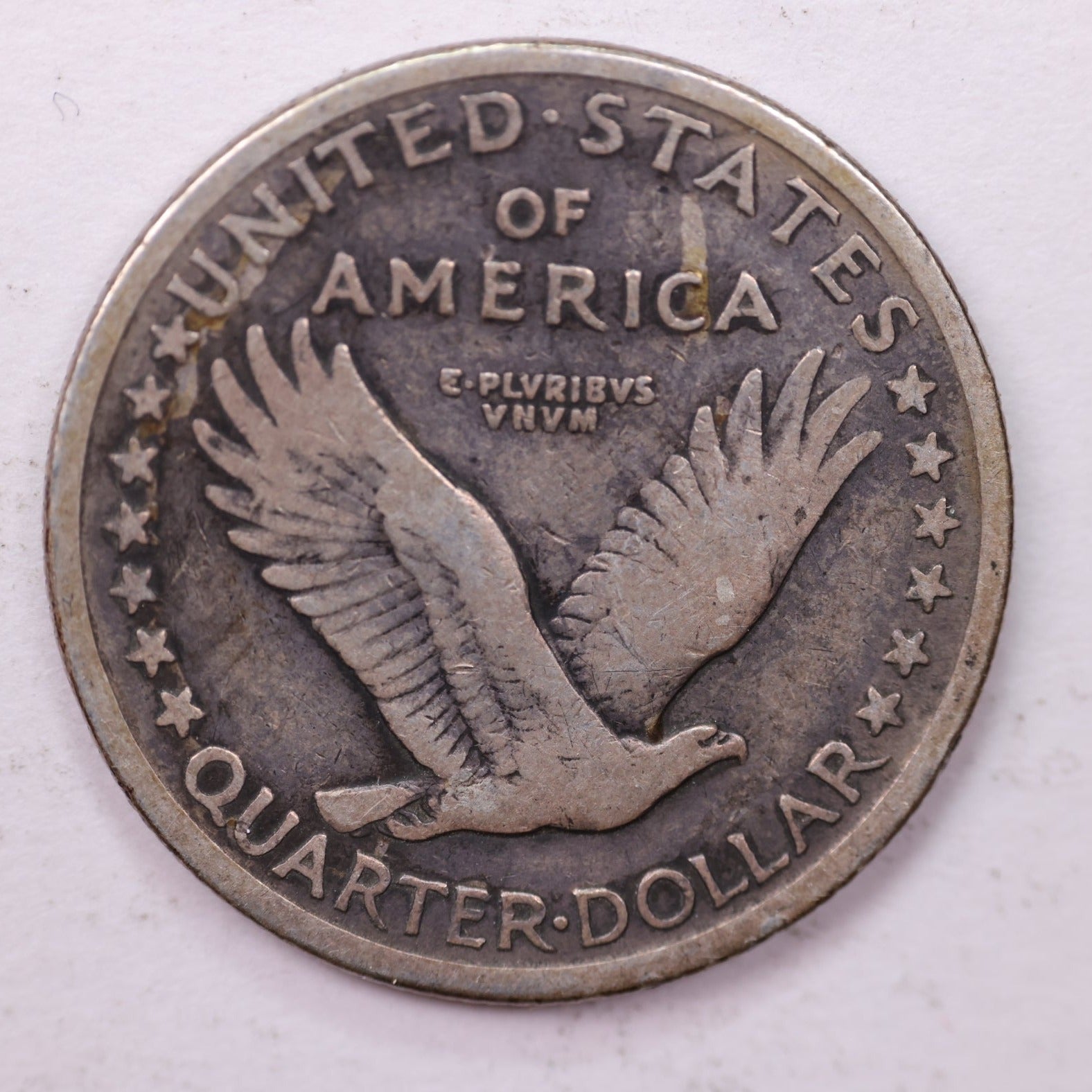 1917-S Standing Liberty Silver Quarter, Very Fine Circulated Coin. Sale #QR1550.