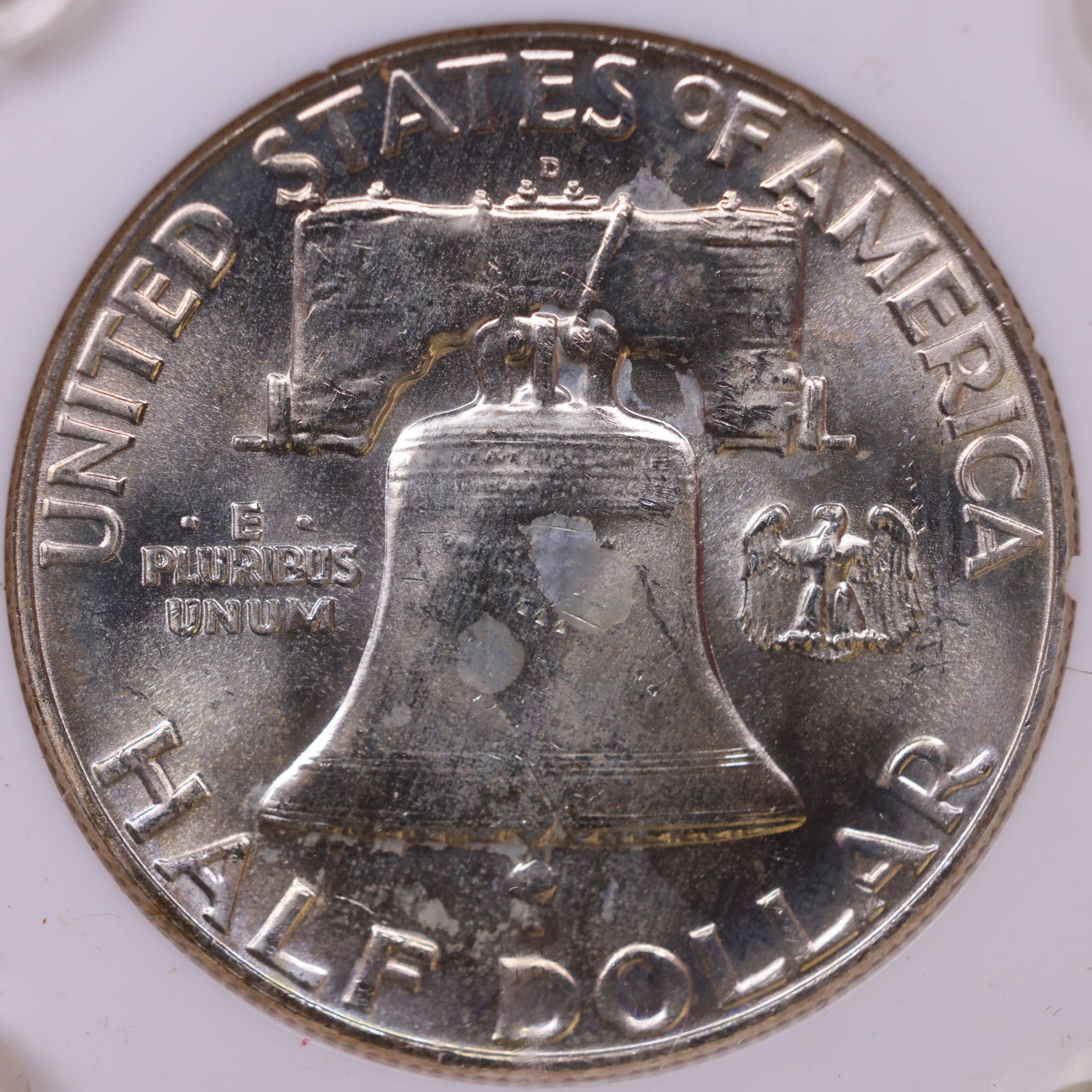 1963-D Ben Franklin Half Dollar, Gem Beautiful Uncirculated Coin, Store #HR1805