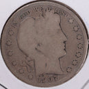 1907-D Barber Half Dollar, Good Circulated Coin, Store