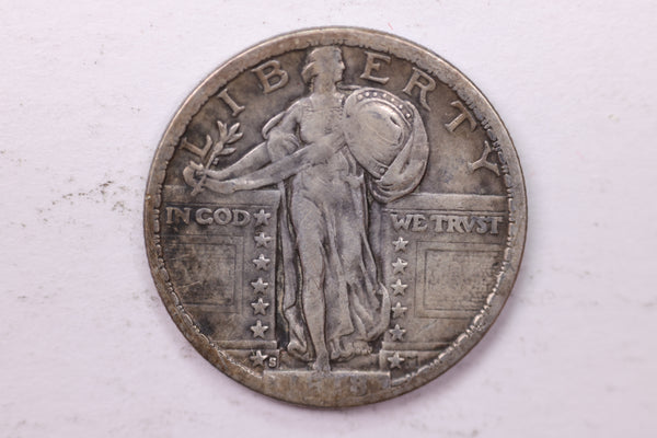 1919 Standing Liberty Silver Quarter, Affordable Collectible Coins. Sale #035400