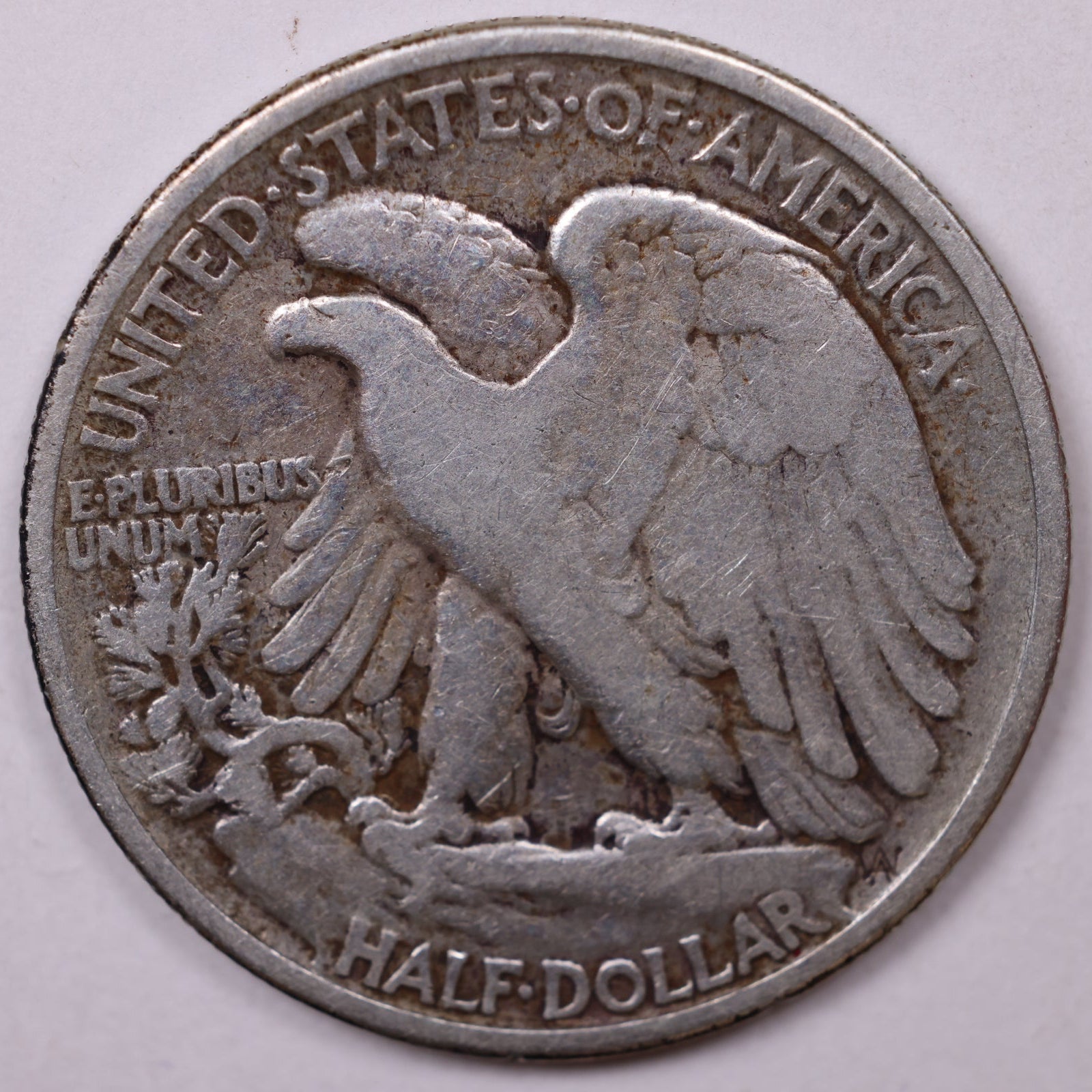 1918 Walking Liberty Half Dollar, Very Good Circulated Coin, Store #HR004