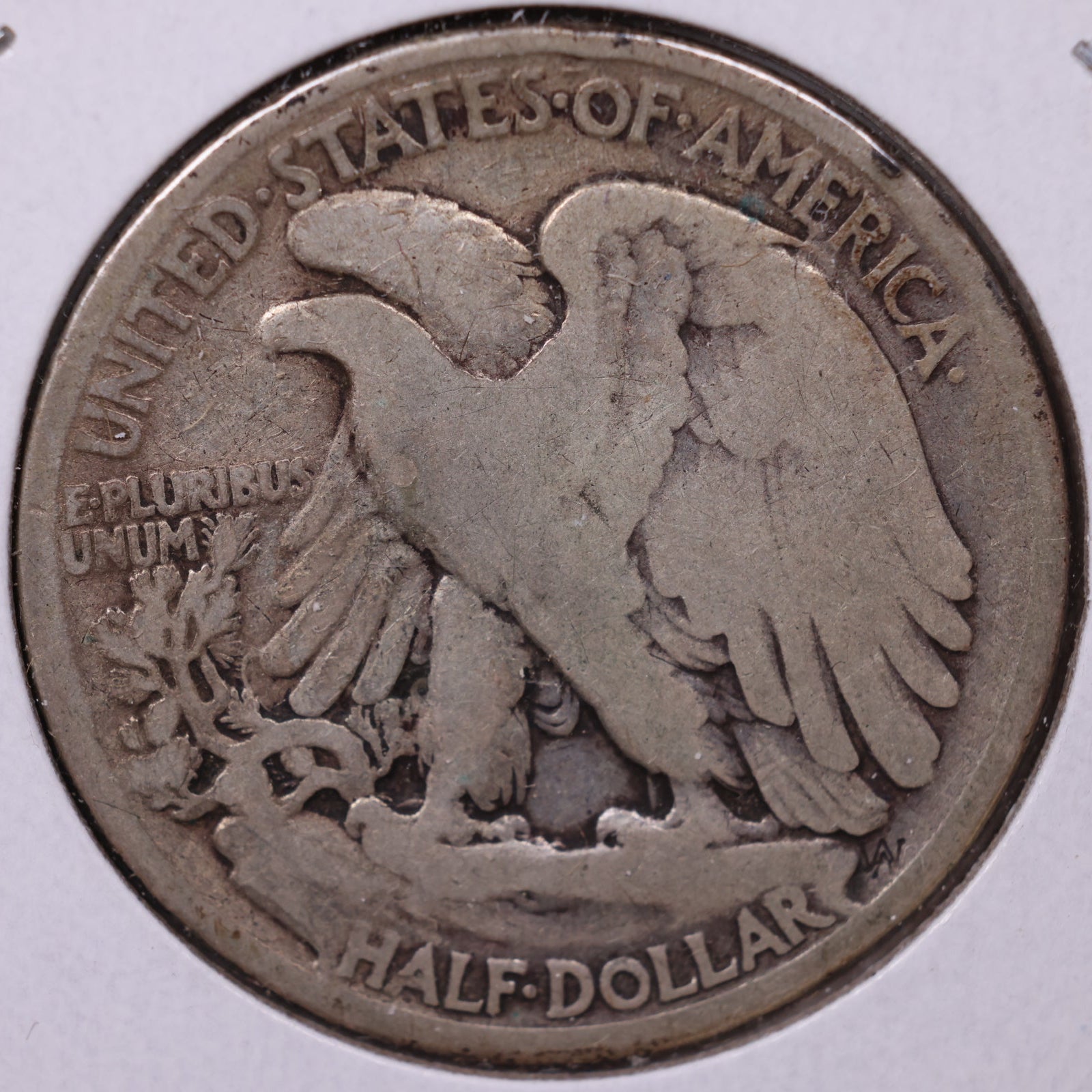 1918 Walking Liberty Half Dollar, Very Good Circulated Coin, Store #HR007
