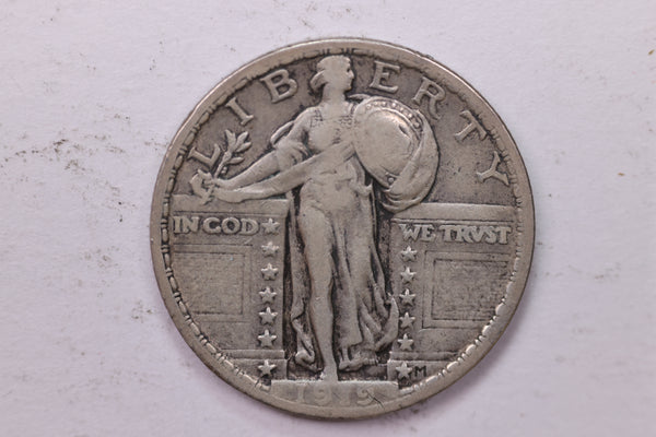1919 Standing Liberty Silver Quarter, Affordable Collectible Coins. Sale #035401