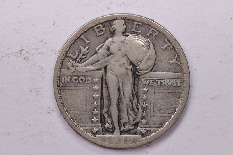 1919 Standing Liberty Silver Quarter, Affordable Collectible Coins. Sale