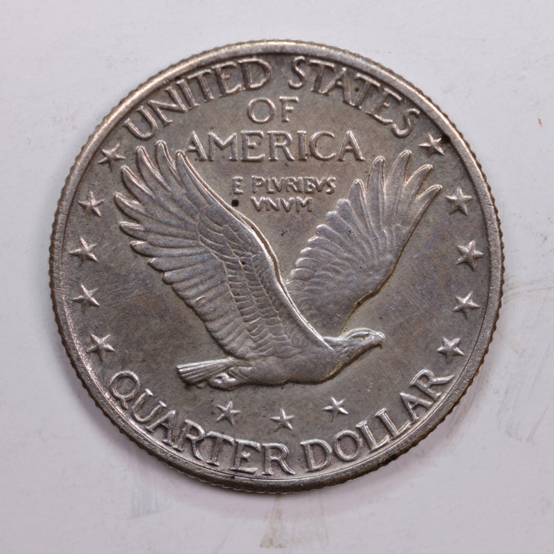 1925 Standing Liberty Quarter., Extra Fine +, Circulated Coin., Store