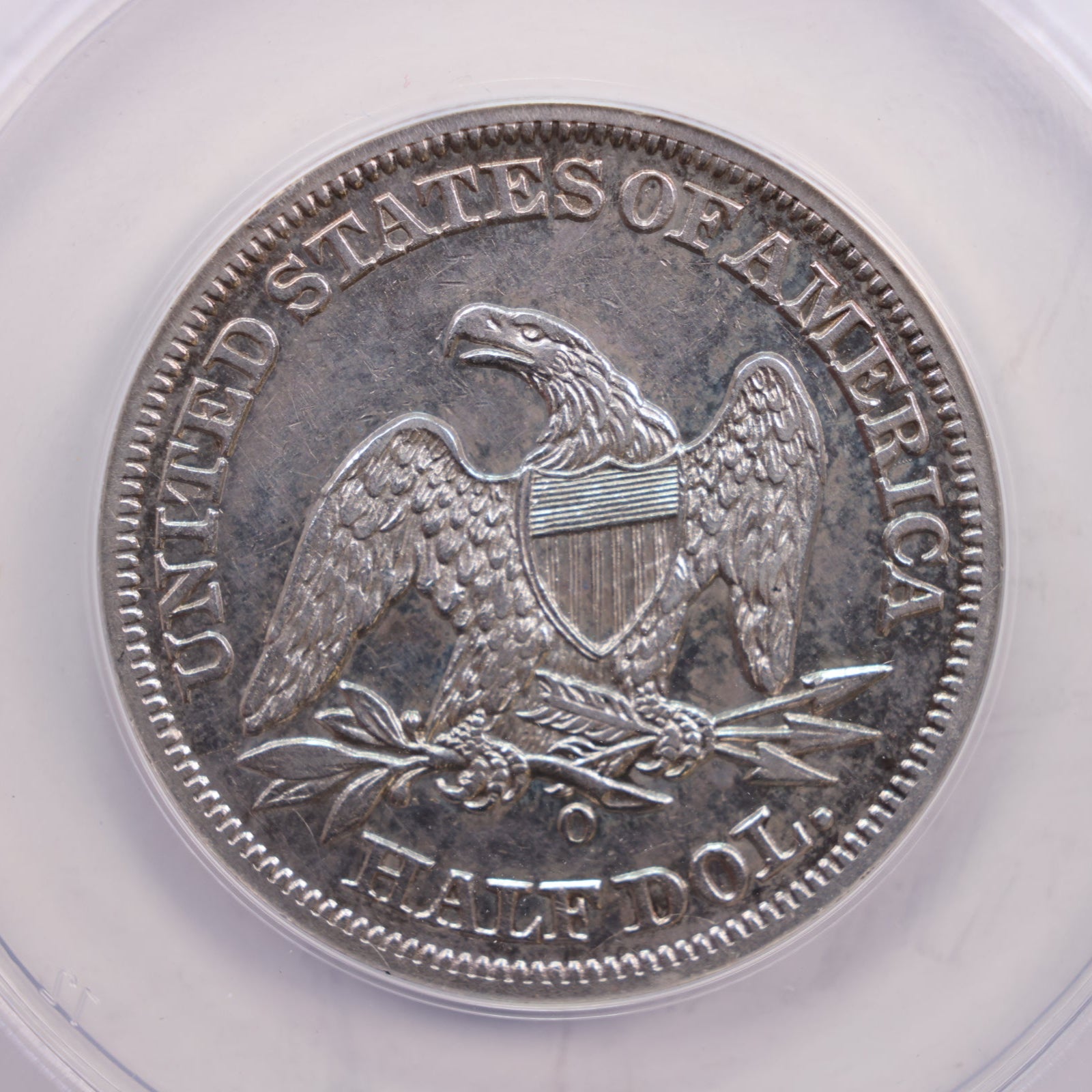 1852-O Liberty Seated Half Dollar, "SCARCE" ANACS AU-53 Details, Store #HR0015