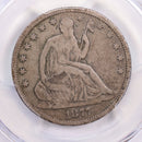 1877-CC Seated Liberty Half Dollar., PCGS VG-10., 'Rare'., Store