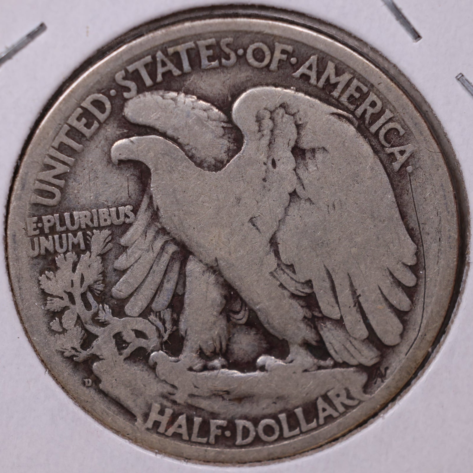 1918-D Walking Liberty Half Dollar, Good Circulated Coin, Store #HR019