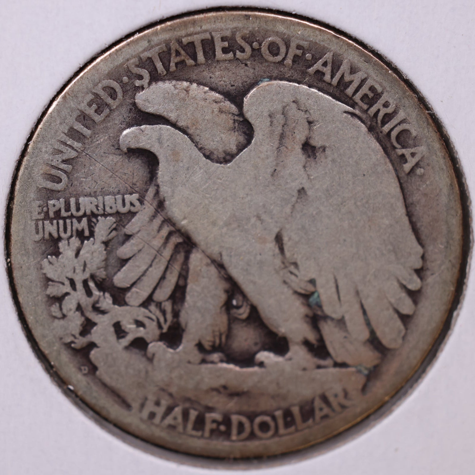 1918-D Walking Liberty Half Dollar, Good Circulated Coin, Store #HR020