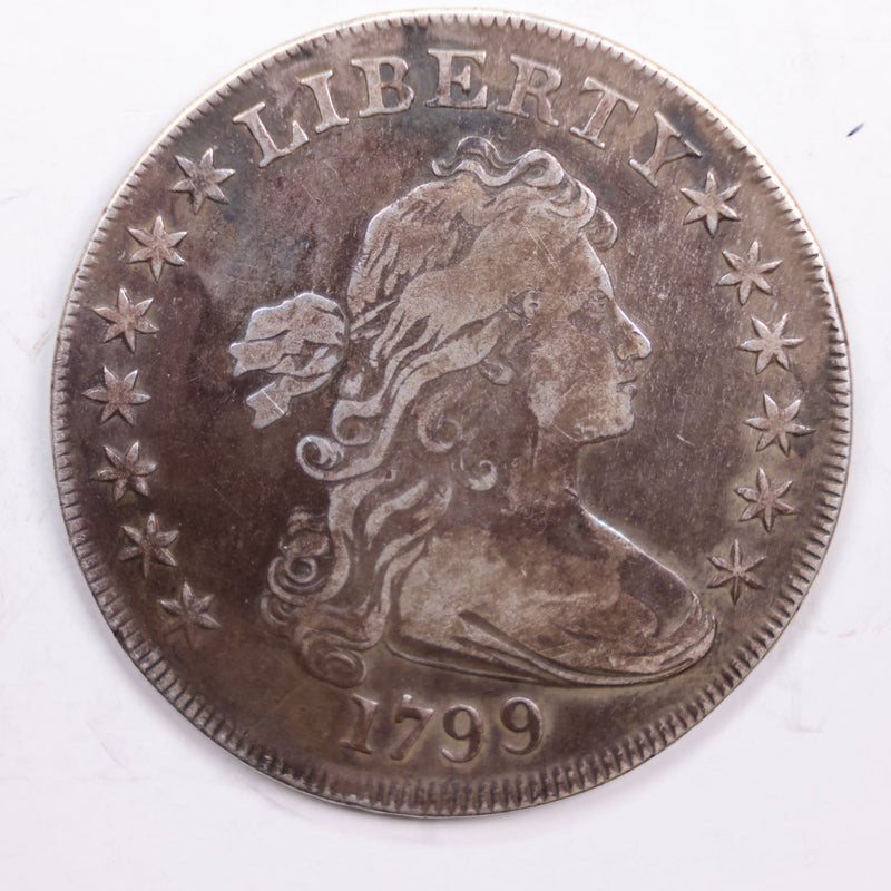 1799 Draped Bust Silver Dollar., Very Fine Circulated Coin., Store