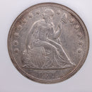 1871 Seated Liberty Silver Dollar., NGC Certified AU-50., Store