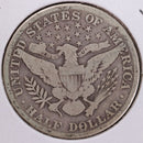 1908 Barber Half Dollar, Very Good Circulated Coin, Store