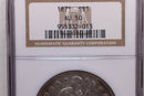 1871 Seated Liberty Silver Dollar., NGC Certified AU-50., Store