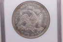 1871 Seated Liberty Silver Dollar., NGC Certified AU-50., Store