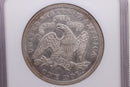1871 Seated Liberty Silver Dollar., NGC Certified AU-50., Store