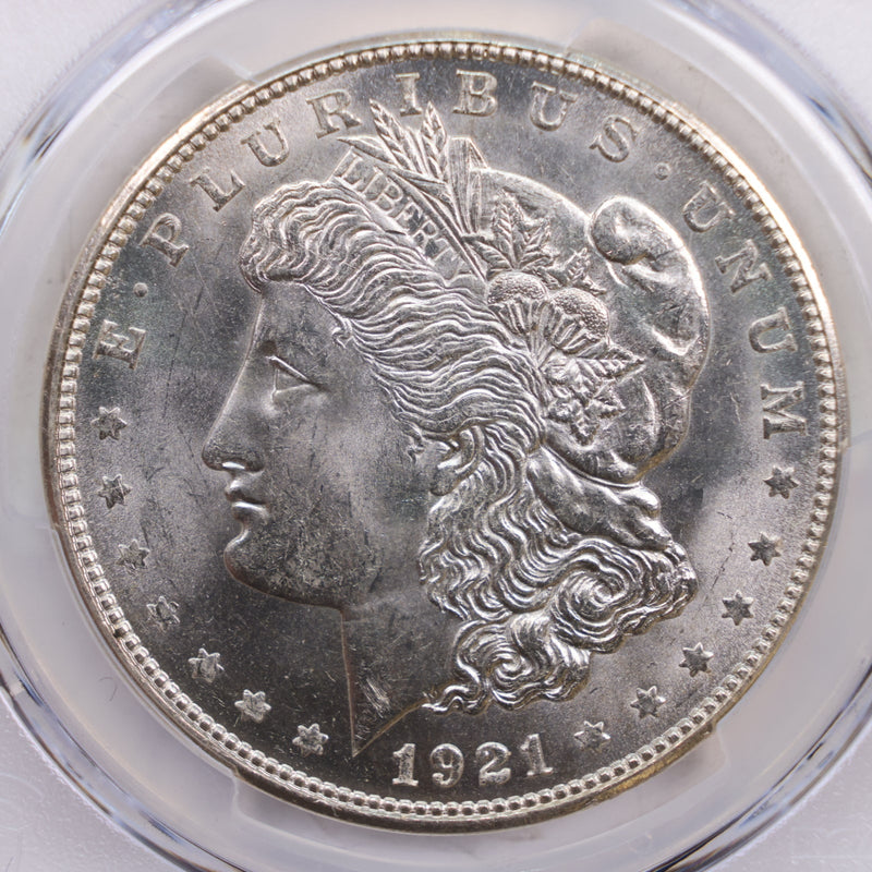 1921-D Morgan Silver Dollar., PCGS Certified MS-64., Store