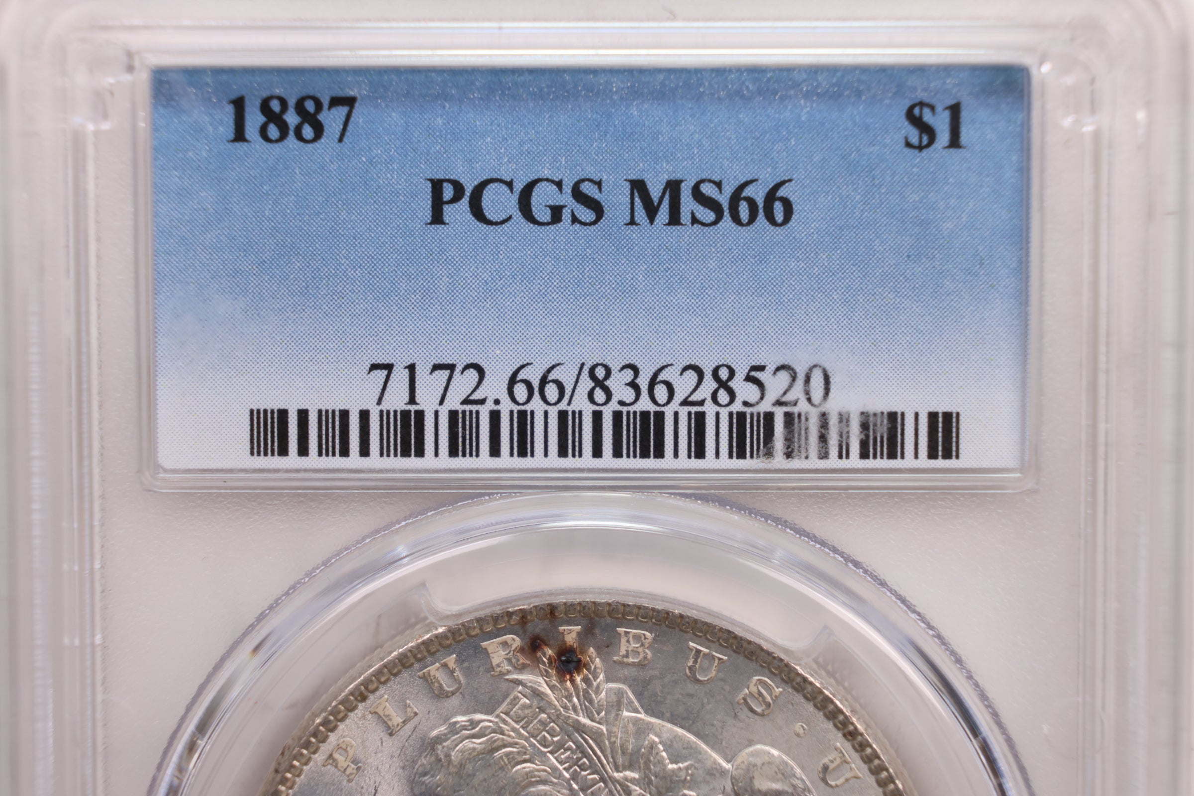 1886 Morgan Silver Dollar., PCGS Certified MS-66., Store #GDR0115.