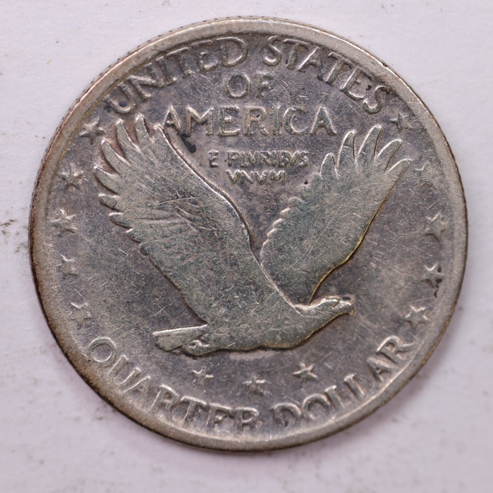 1921 Standing Liberty Silver Quarter, Fine Circulated Coin. Sale #QR1571