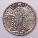 1923 Standing Liberty Silver Quarter, Mint State Uncirculated Coin, Store