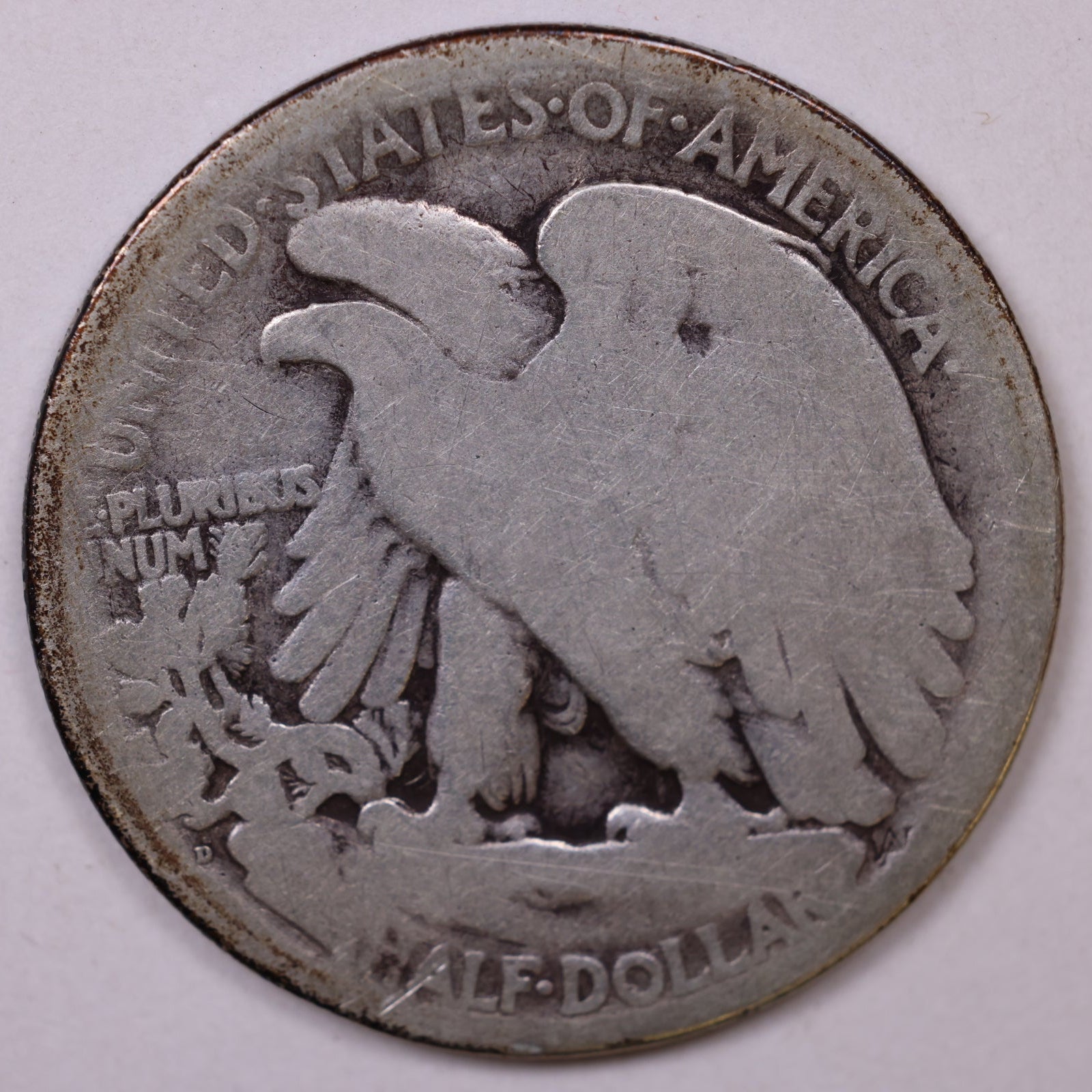 1919-D Walking Liberty Half Dollar, Good Circulated Coin, Store #HR037