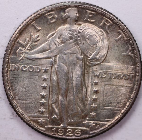1926 Standing Liberty Silver Quarter, Affordable Collectible Coins. Sale #0353430