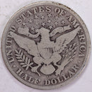 1908-O Barber Half Dollar, Very Good Circulated Coin, Store