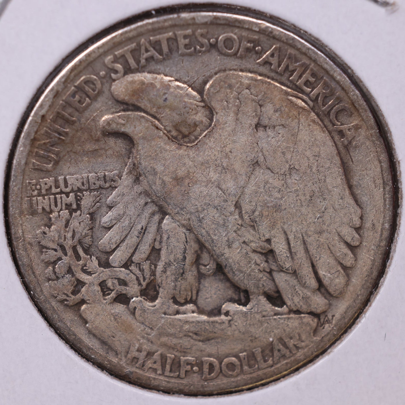 1920 Walking Liberty Half Dollar, Very Good Circulated Coin, Store #HR054