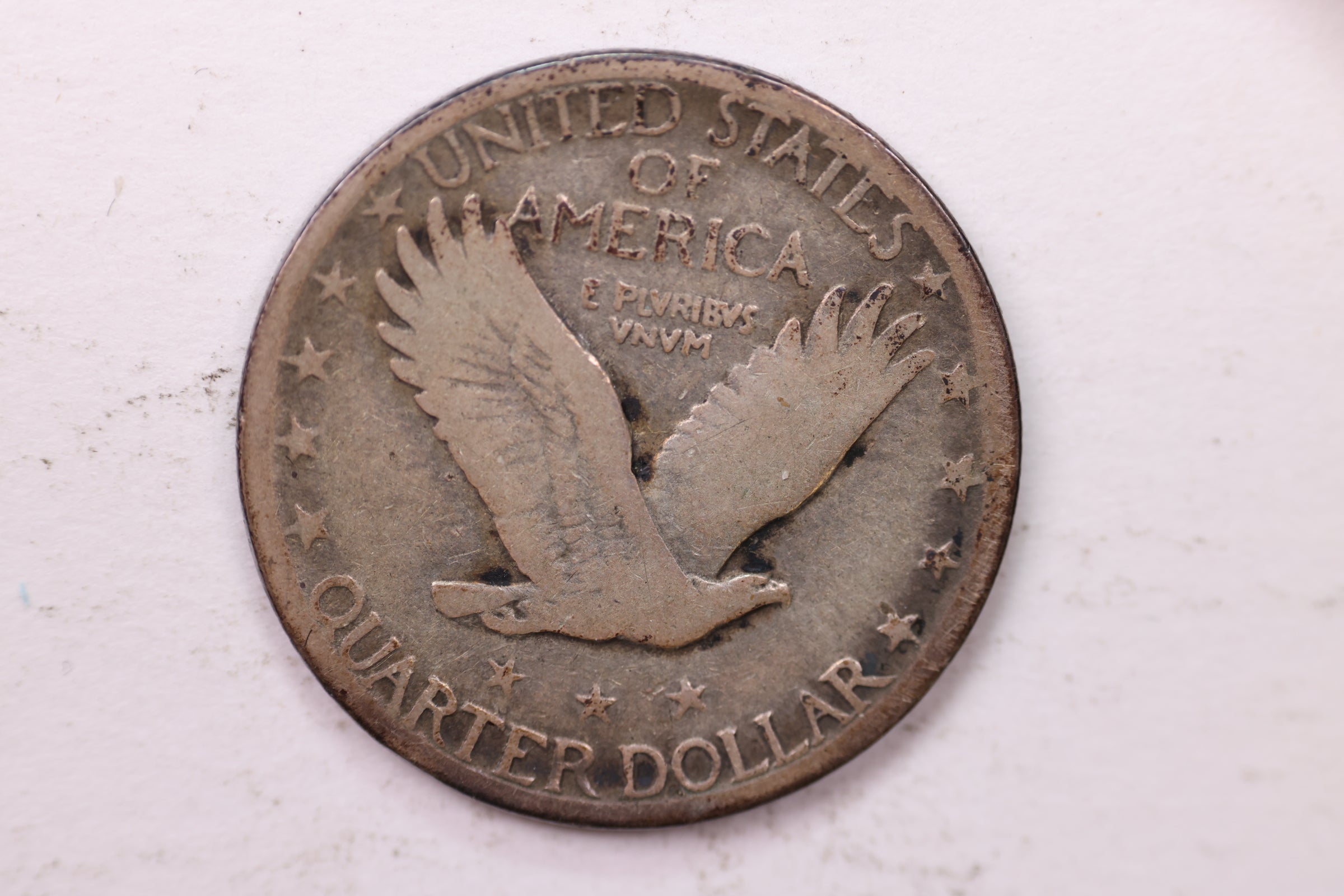 1926-D Standing Liberty Silver Quarter, Fine Plus Circulated Coin. Sale #QR1640