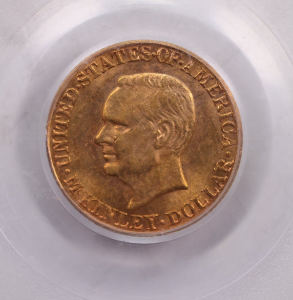 1917 McKinley Memorial, Gold Commemorative., PCGS MS-63., Store #GEC0037