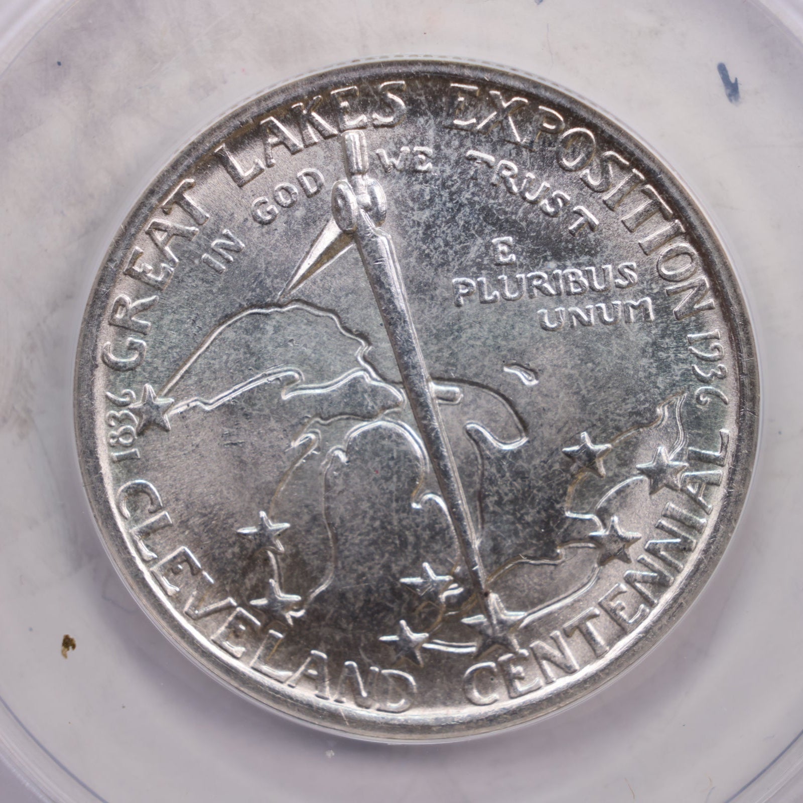 1936 Cleveland Commemorative Half Dollar., ANACS MS-63., Store #GEC0039.