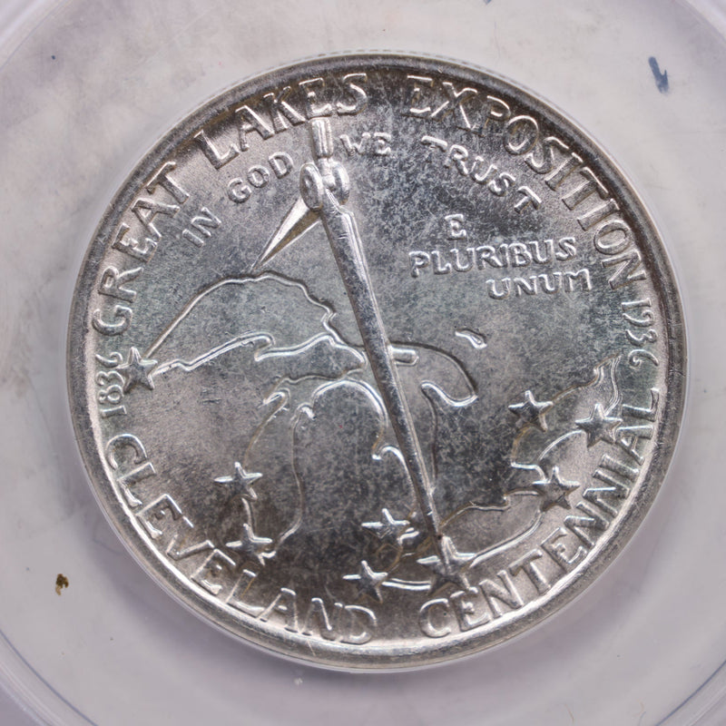 1936 Cleveland Commemorative Half Dollar., ANACS MS-63., Store