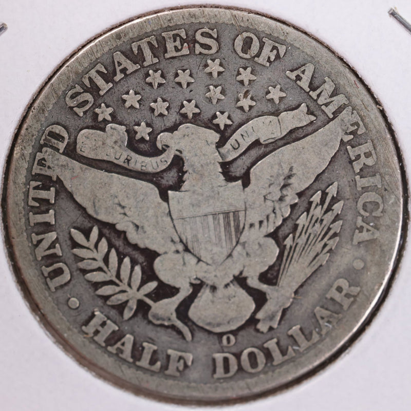 1908-O Barber Half Dollar, Very Good, Circulated Coin, Store