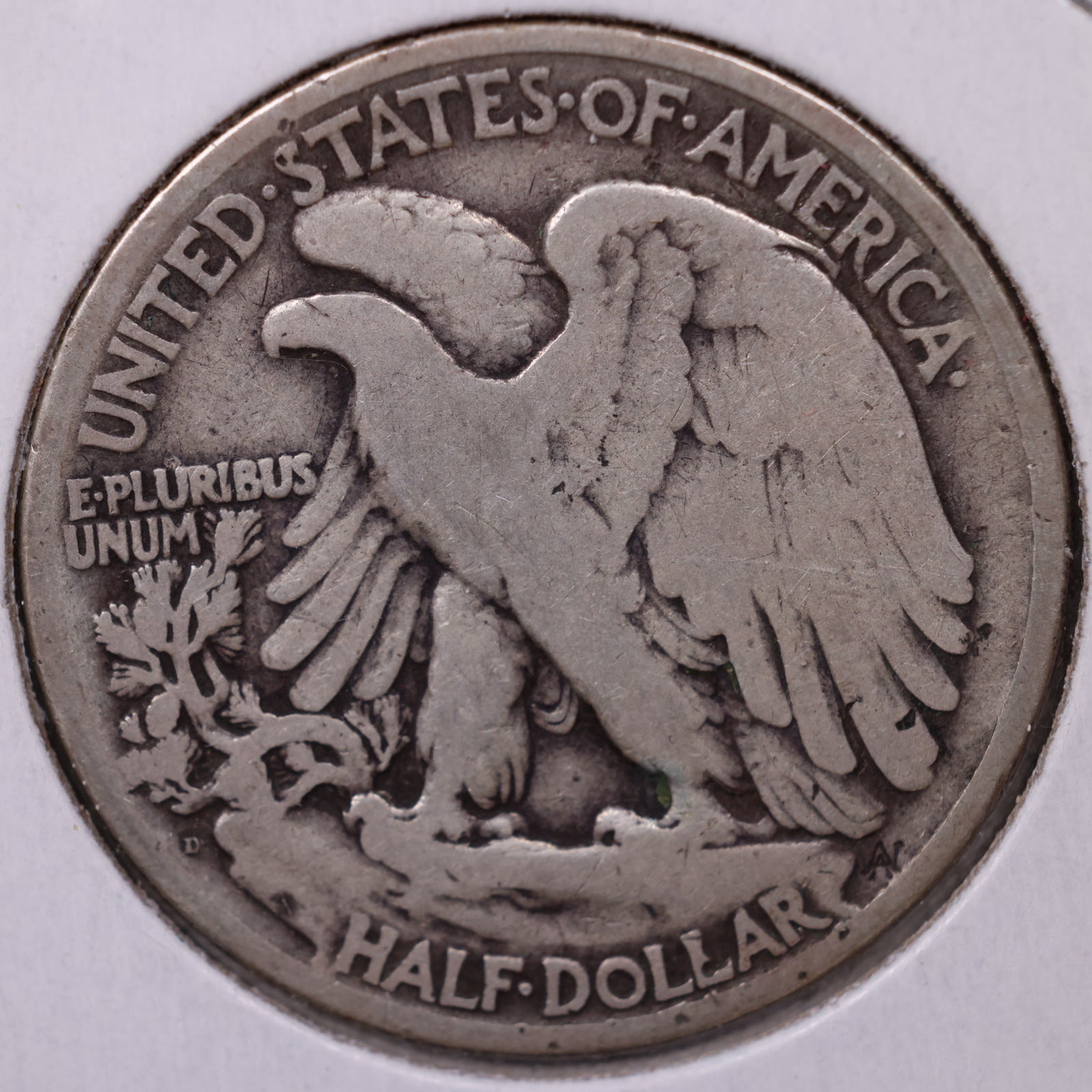 1920-D Walking Liberty Half Dollar, Very Good Circulated Coin, Store #HR065