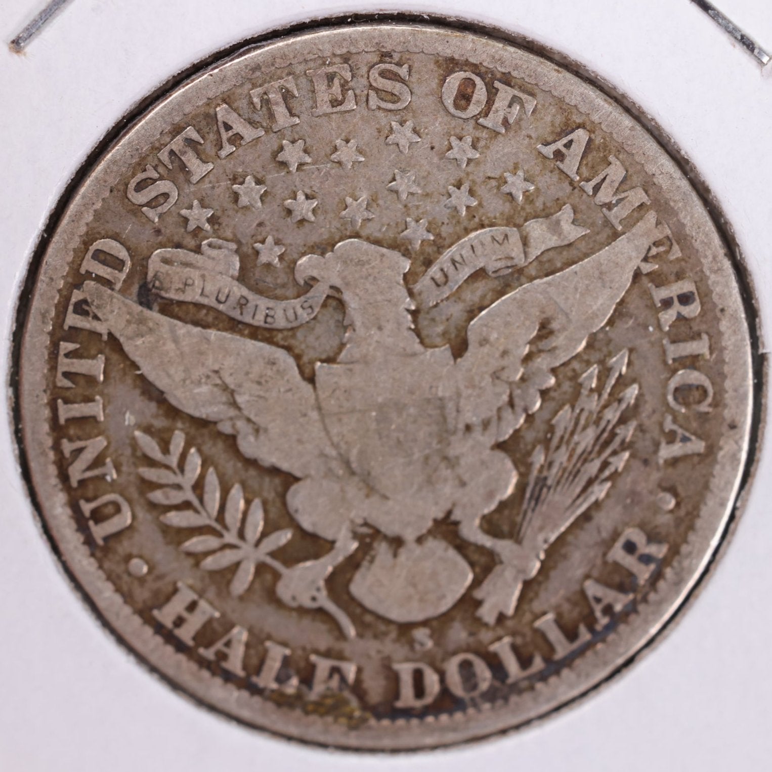 1908-S Barber Half Dollar, Very Good, Circulated Coin, Store #HR0930