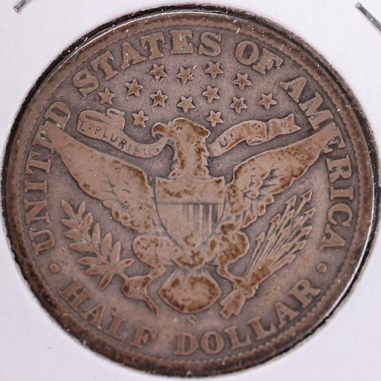 1908-S Barber Half Dollar, Very Good, Circulated Coin, Store #HR0933