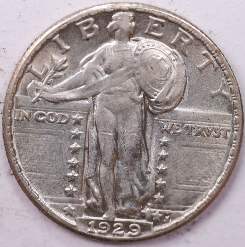 1929 Standing Liberty Silver Quarter, Affordable Collectible Coins. Sale