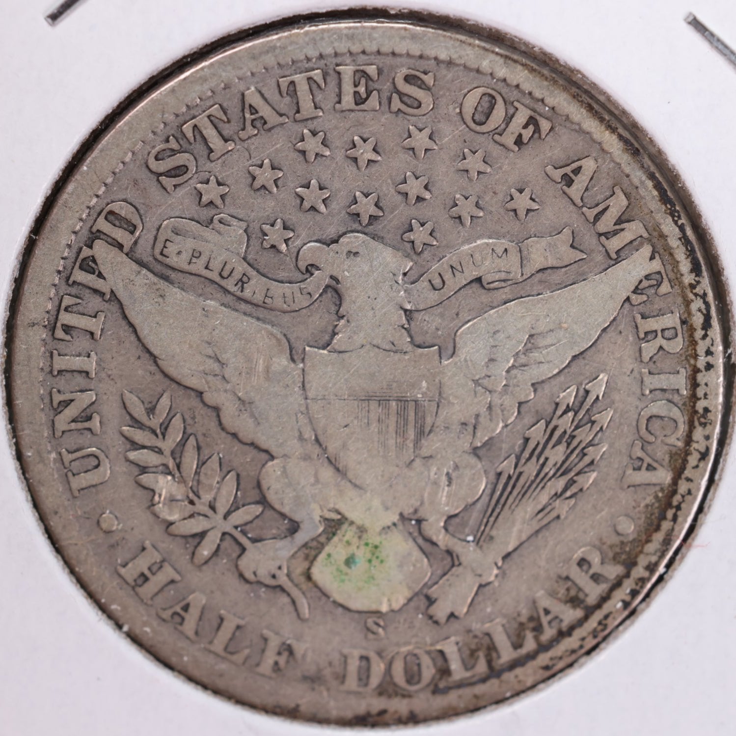 1908-S Barber Half Dollar, Very Good, Circulated Coin, Store #HR0929