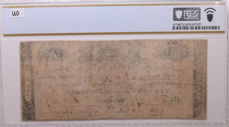 1813 $5 Salisbury Vermont., Obsolete., PCGS VF-25., Store
