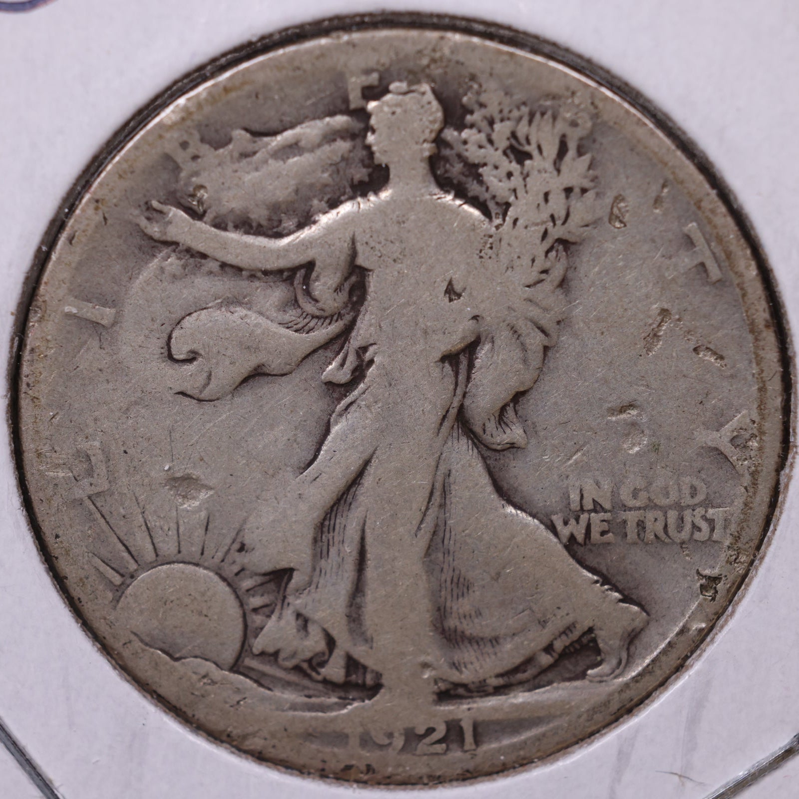 1921-S Walking Liberty Half Dollar, Good Circulated Coin, Store #HR109