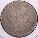 1909-S Barber Half Dollar, Good Circulated Coin, Store
