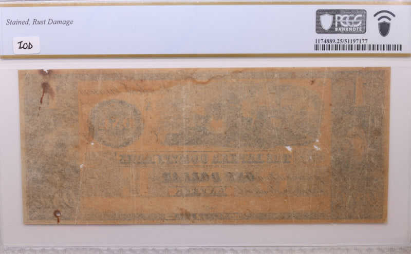 18__ $1, Lapeer, Michigan., Obsolete Currency., PCGS VF-25., Store