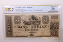 1838 $3, Adrian, Michigan., Obsolete Currency., PCGS VF-30., Store